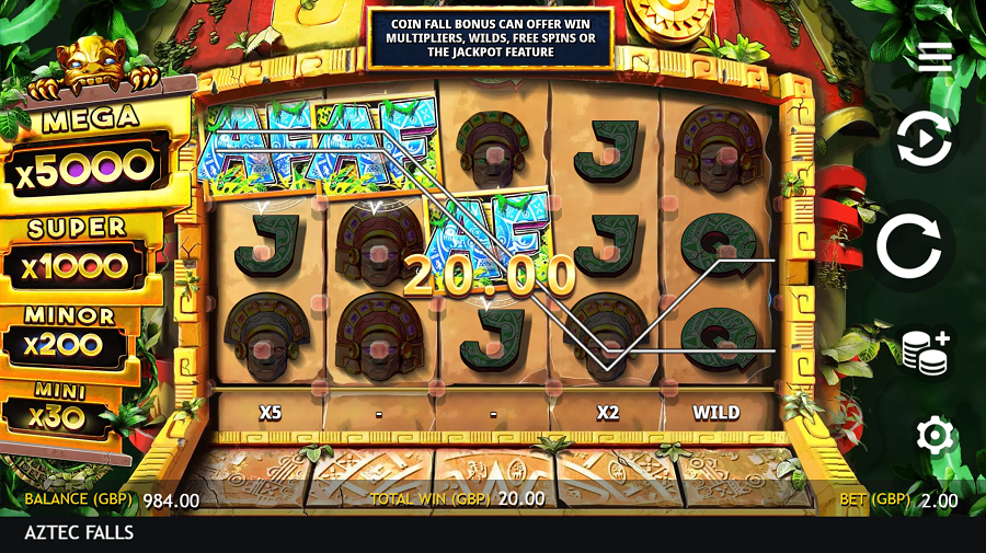 Aztec Falls Slot Review